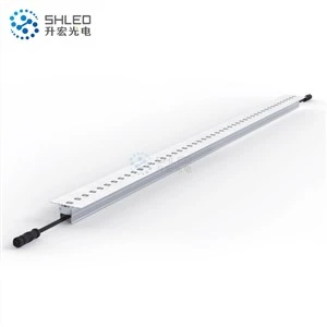 Pencahayaan Linier Aluminium Outdoor Tahan Air 12W Rgb Led Linear Light